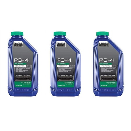 Polaris New OEM PS-4 Oil 32oz Quart, 2876244x3