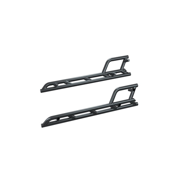 Polaris HD Extreme Kick-Out Rock Sliders, UTV Nerf Bars, for 2-Seat Models, Steel, Set of 2 - Part 2884495-458