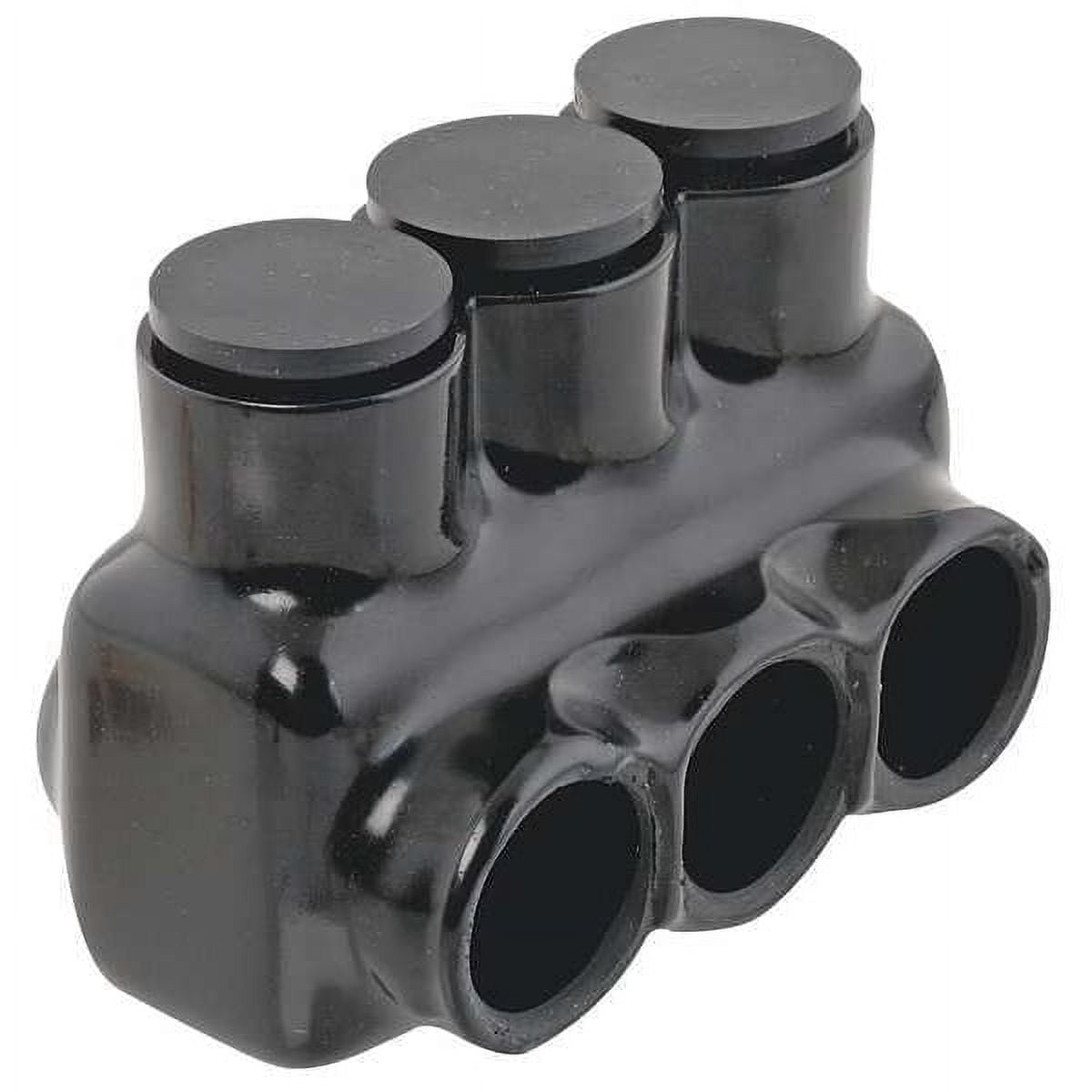 Polaris IPL250-3B 3-Port Black Multi-Tap Pre-Insulated Connector ...