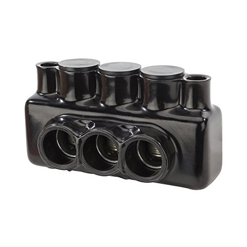 Polaris IPLMD600-3 3-Port Black Mountable Pre-Insulated Connector ...