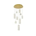 thumbnail image 1 of Polaris LED light gold Pendant Clear Royal Cut Crystal, 1 of 5