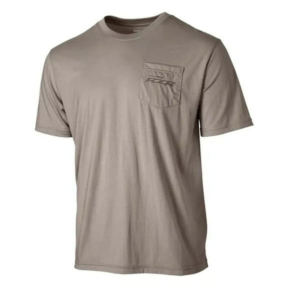 Polaris Men's RZR Logo Pocket Tee, Tan | 2865585