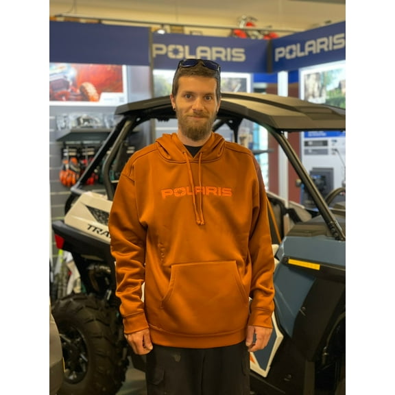 Polaris Men's Staple Hoodie Rust Orange 286545602