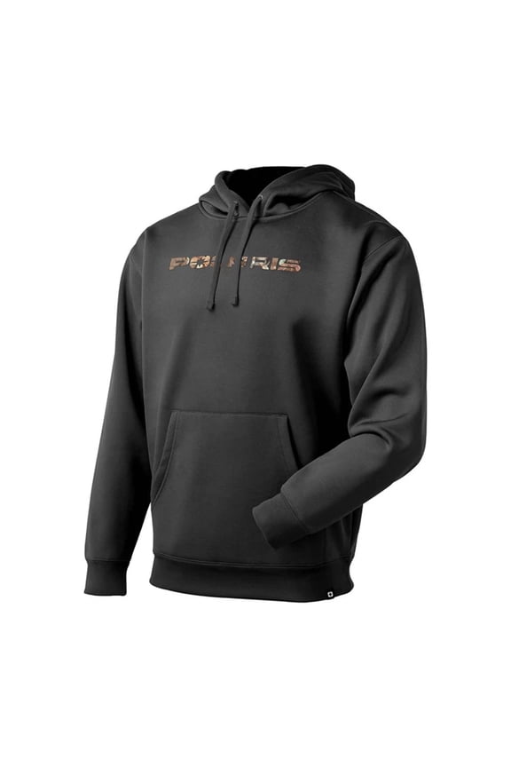 Mens Black Pursuit Hoodie Warm Winter Drawcord Kangeroo Pocket Cuffed - XX-Large 283307612