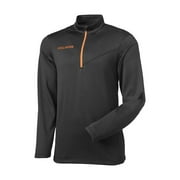 Polaris  Mens Orange Tech Quarter-Zip Pullover Warm Winter Moisture Wicking - Medium 283302503