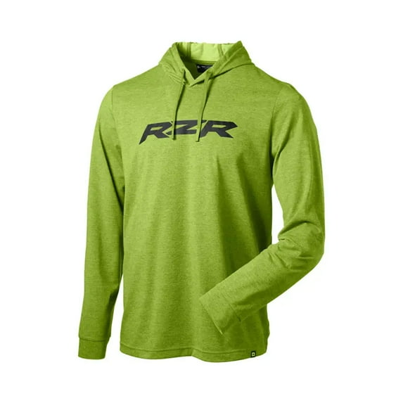 Polaris Mens RZR UPF Hoodie Lime Green 286549302