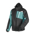 thumbnail image 1 of Polaris  Mens TECH54 Switchback Snowmobile Jacket Snocross Waterproof Teal - Large 283300506, 1 of 4