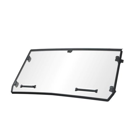 Polaris New OEM Lock & Ride Full Vented Windshield - Hard Coat Poly, 2884409