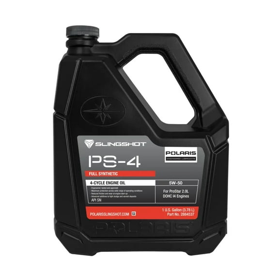 Polaris New OEM Oil-Slingshot 5W50,1Gal(4), 2884537