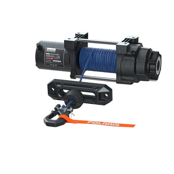 Polaris OEM Pro Series HD 4,500 Lb. Winch with Rapid Rope Recovery, 2885096