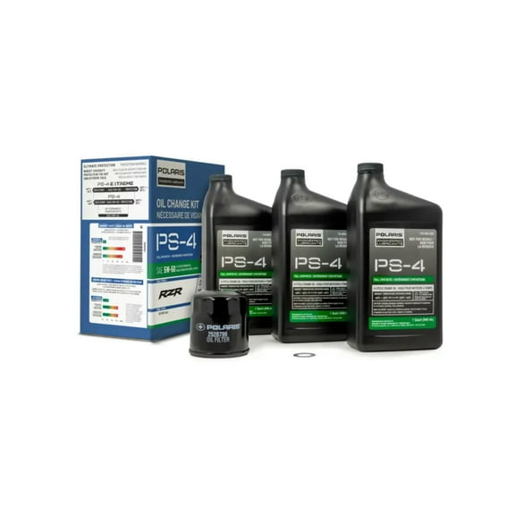 Polaris OEM PS-4 Full Synthetic Oil Change Kit, 2881696