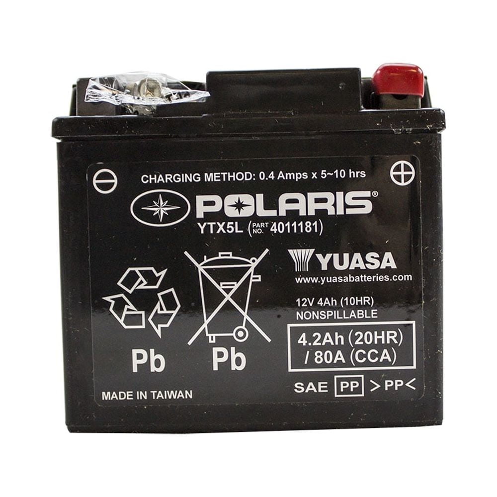 Polaris OEM 12V Battery 4011181 for 2001-2023 Outlaw, Sportsman ...