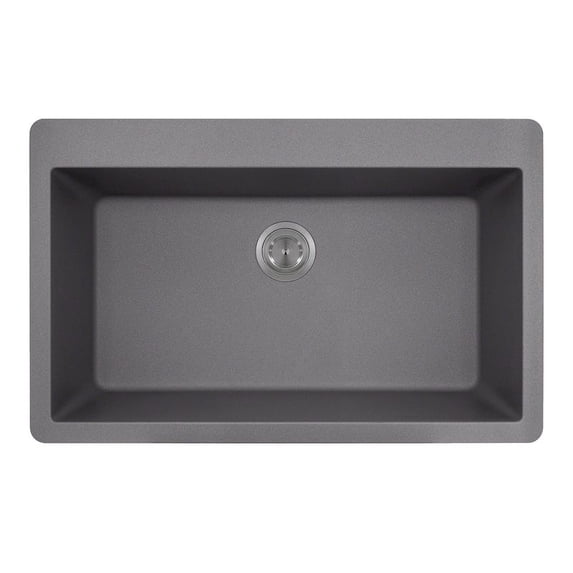 Polaris P848TS Large Single Bowl Topmount AstraGranite Sink