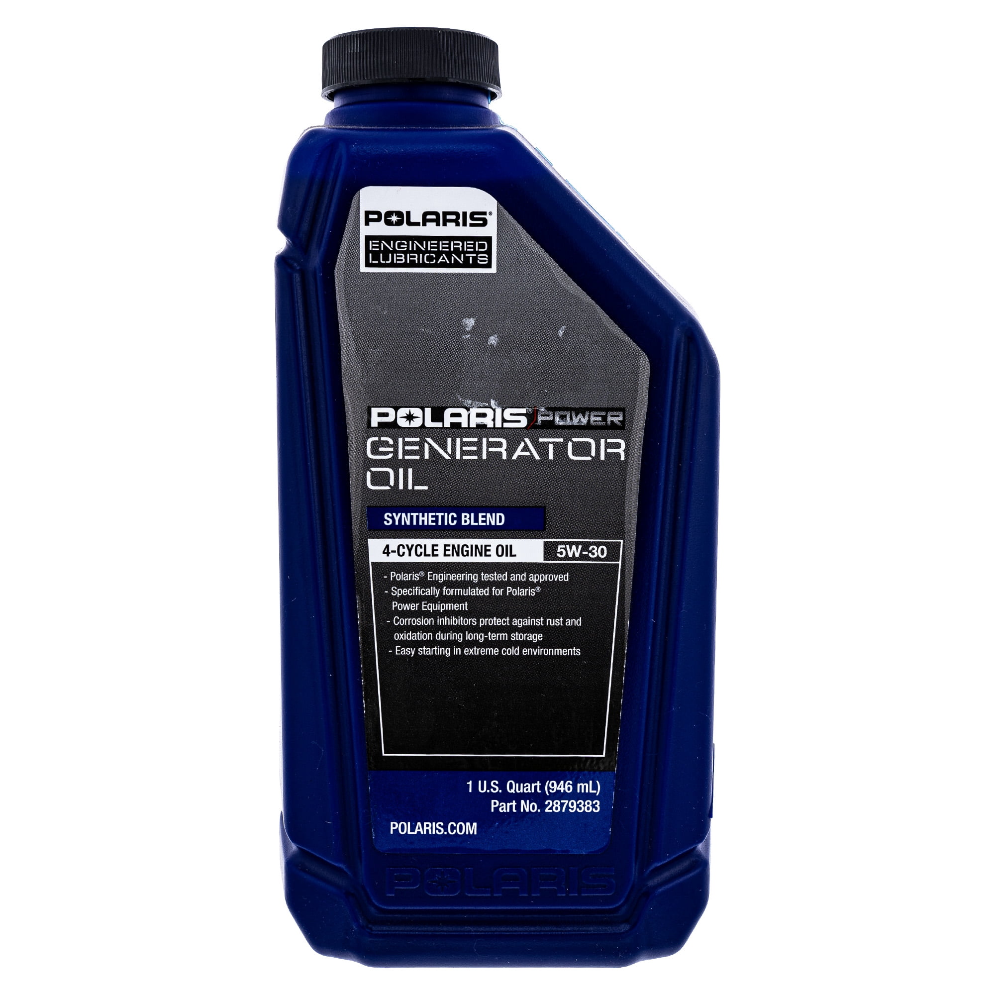 Polaris Power Generator Oil, Corrosion Inhibitors, Synthetic Blend Motor Oil 5W-30, 1 qt