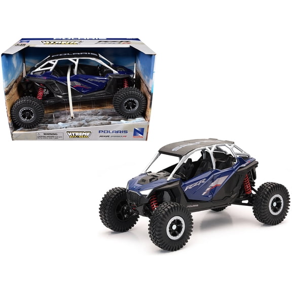 Polaris RZR Pro R UTV Blue with Black Top "Xtreme Off-Road" Series 1/18 Diecast Model by New Ray
