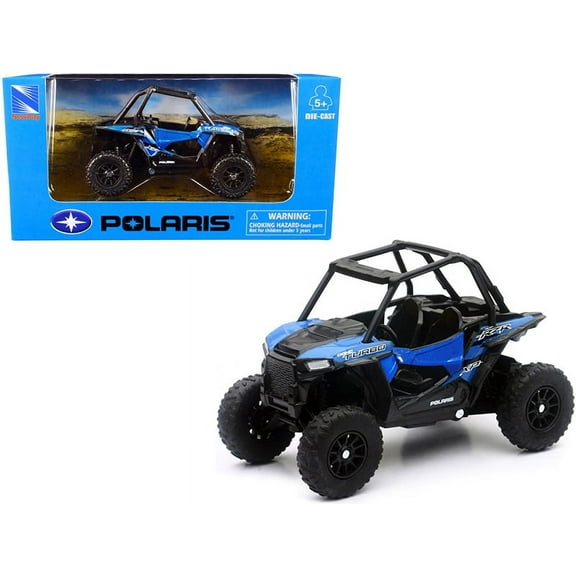 Polaris RZR XP Turbo DOHC Mini ATV Blue and Black Diecast Model by New Ray