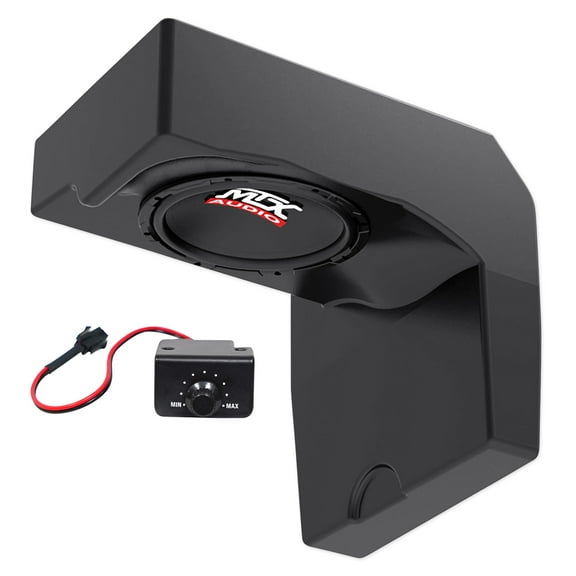 10" 500w Powered Under-Seat MTX Subwoofer+Enclosure For 2014-17 Polaris Ranger