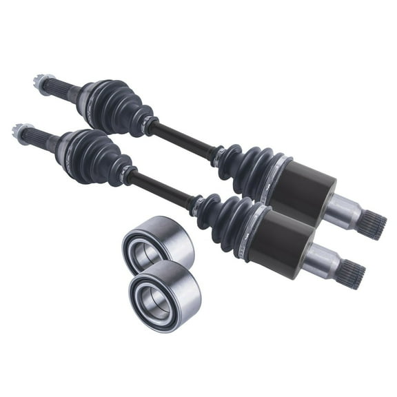 Polaris Ranger RZR rear cv axles & wheel bearings set 800 2008 2009 2010 - 2014