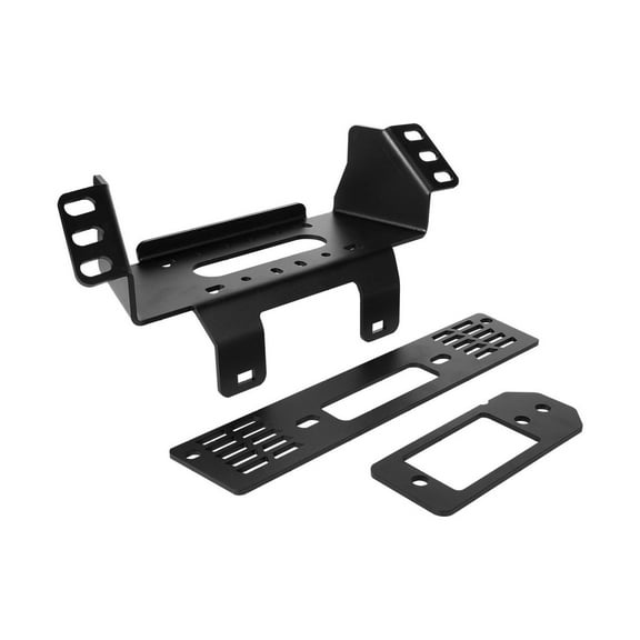 Polaris Ranger Winch Mount - 2010-2021 Models, 2000-3600lbs Capacity, Trailer Hitch Receiver, Front/Rear, Heavy Duty Steel