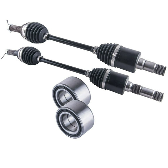 Polaris Ranger rear cv axles & wheel bearing set 900 Diesel 2011 2012 - 2014