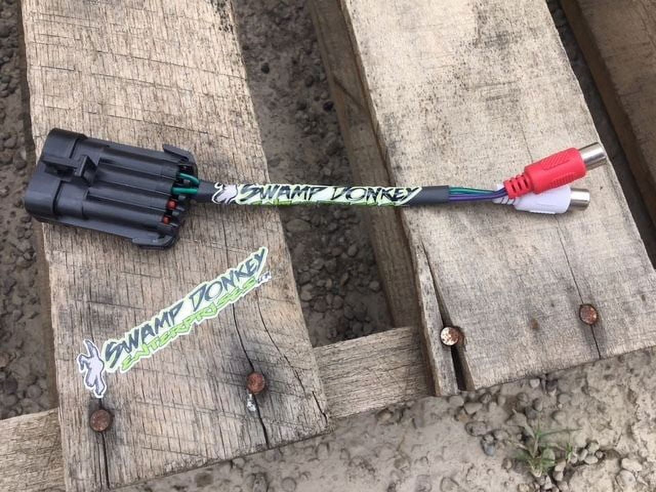 Polaris Ride Command Harness Adapter Converts to RCA to add a amp