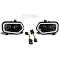 thumbnail image 1 of Polaris Scrambler 850 1000 RZR 800 900 BLACK LED w/HALO Headlights & Adapters, 1 of 1