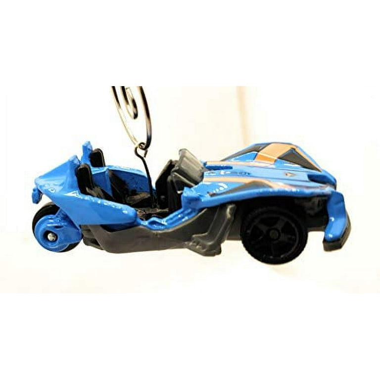 Polaris Slingshot Motorcycle Car Christmas Ornament 1:64 Blue