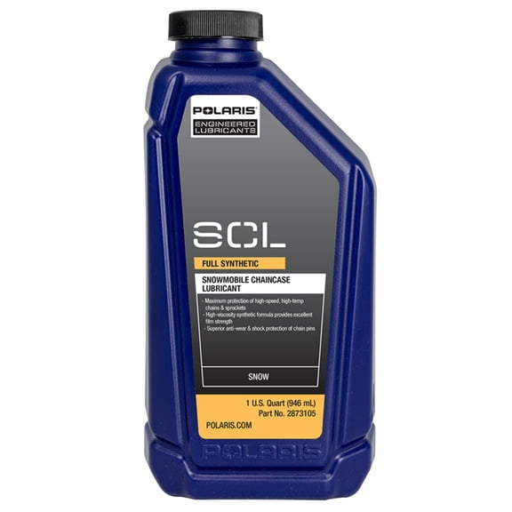 Polaris Snowmobile New OEM Chaincase Lubricant, 1 Quart, 2873105