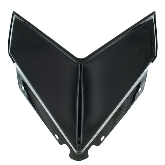 Polaris Snowmobile OEM Low Windshield, Glossy Black, 5451214