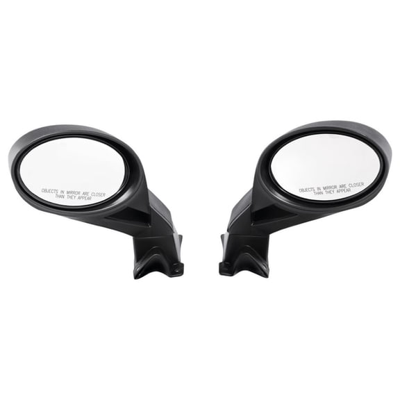 Polaris Snowmobile OEM PRO-RIDE Black Hood Mount Snowmobile Mirrors, 2877803