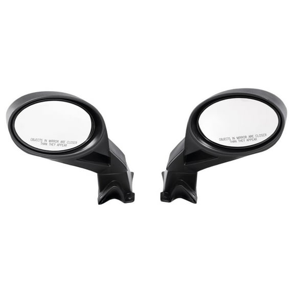 Polaris Snowmobile OEM PRO-RIDE Black Hood Mount Snowmobile Mirrors, 2877803