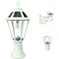 thumbnail image 1 of Polaris Solar Light with GS Solar Light Bulb - Wall/Pier/3" Fitter Mounts - White, 1 of 7