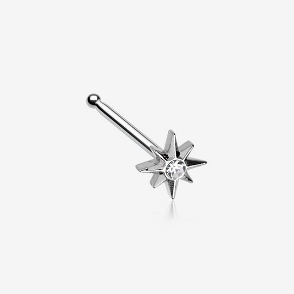 Polaris Sparkle North Star Nose Stud Ring