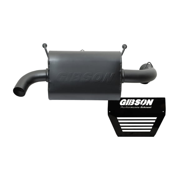 Gibson Exhaust 98028 GIB98028 POLARIS UTV SINGLE EXHAUST, BLACK CERAMIC