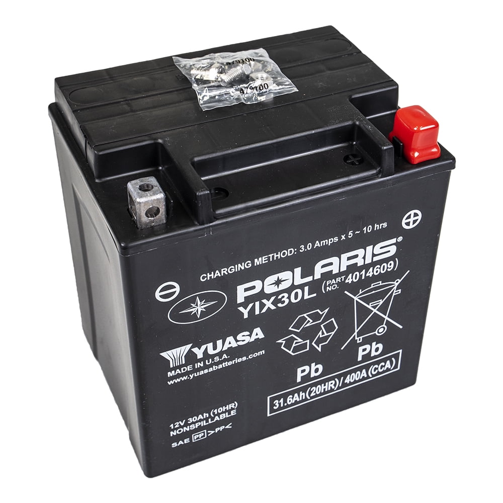 Polaris OEM 4014609 12V 30AH AGM Battery for 2005-2024 Slingshot RZR ...