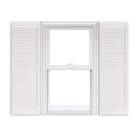 Polaris Vinyl Open Louver Shutters (1 Pair)
