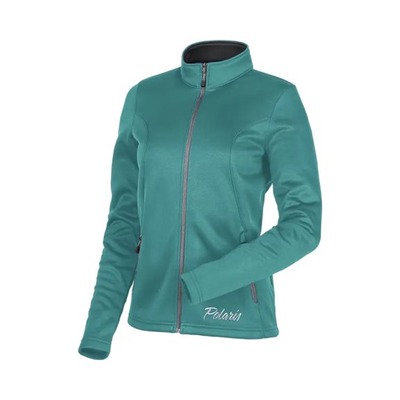 Polaris Women's Switchback Mid-Layer Sweatshirt Teal Blue 283303814