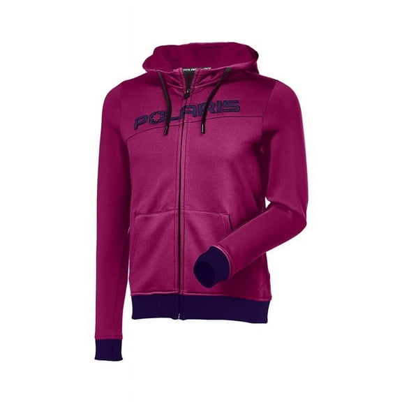 Polaris Women's Tech Full-Zip Hoodie Jacket Fuschia/Purple 286453212