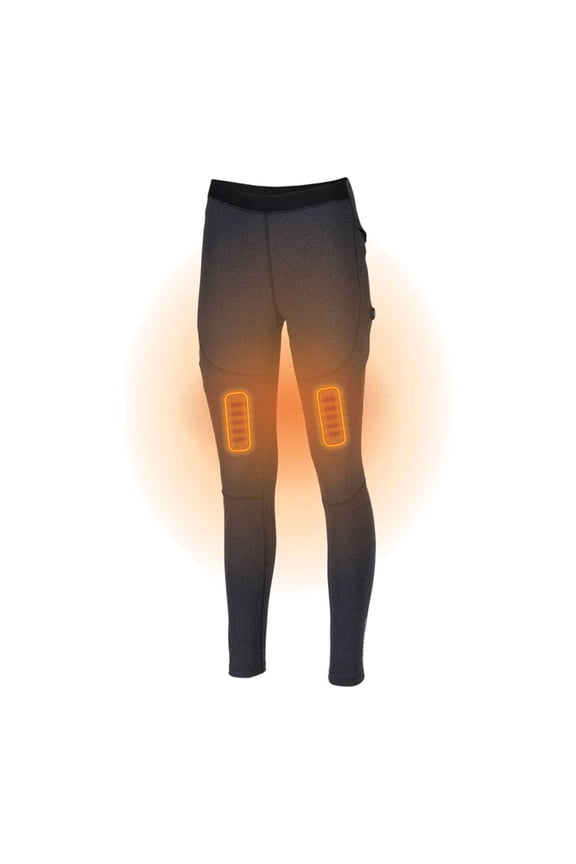 Womens Heated Base Layer Snowmobile Bottoms Moisture Wicking Black - Medium 283303403