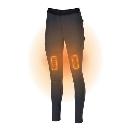 Polaris Womens Heated Base Layer Snowmobile Bottoms Moisture Wicking Black - Small 283303402