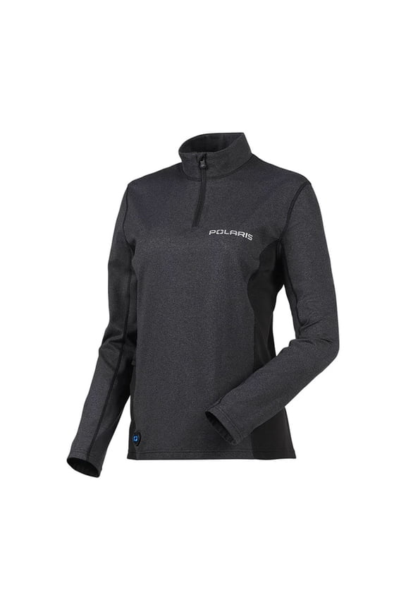 Womens Heated Base Layer Snowmobile Top Moisture Wicking Comfort Black - Medium 283303303
