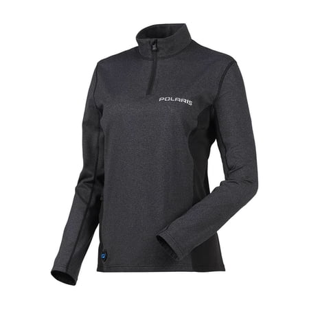 Polaris Womens Heated Base Layer Snowmobile Top Moisture Wicking Comfort Black - XX-Large 283303312