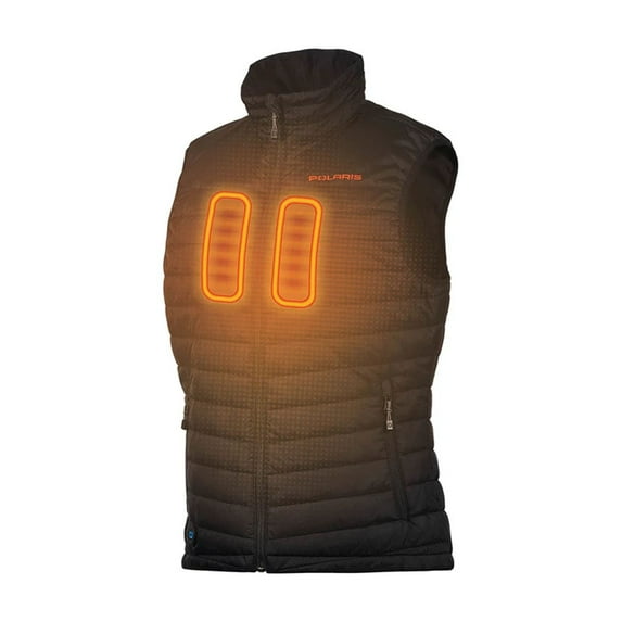 Polaris Womens Heated Snowmobile Vest w Rechargeable Battery Insulated Black - XXX-Large 283303614