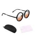 thumbnail image 1 of Polarized Adjustable Sunglasses with 1 to 9 Gears Manual Tint Control Round Frame ND9 Filter Lenses for Men Women Outdoor Activities Driving Beach Cycling Gradient Color UV Protection Eyewear, 1 of 5