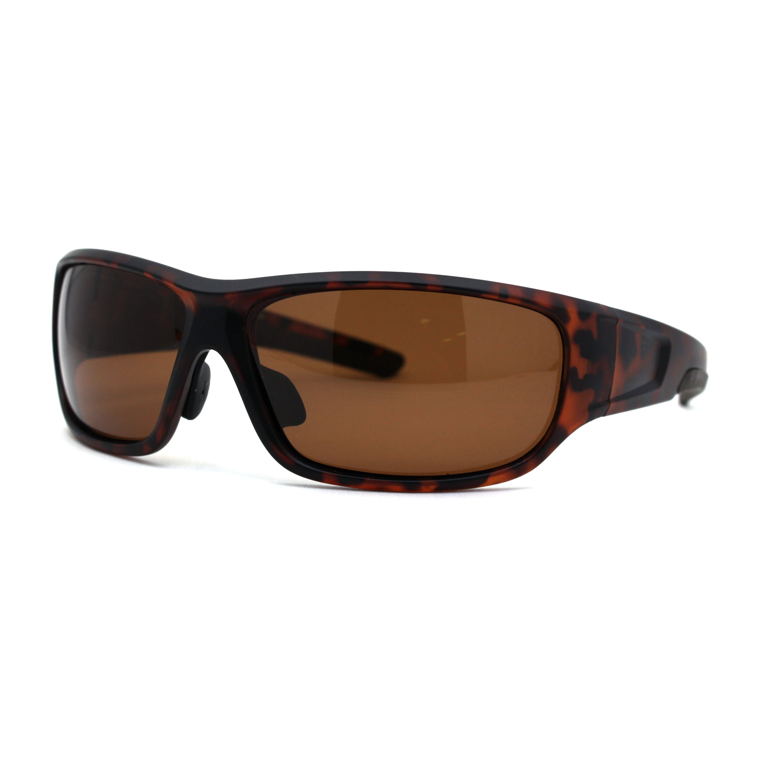 Polarized Anti-glare Warp Plastic Sport Biker Mens Sunglasses Tortoise - Brown - Walmart.com Polarized Anti-glare Warp Plastic Sport Biker Mens Sunglasses Tortoise - Brown - Walmart.com