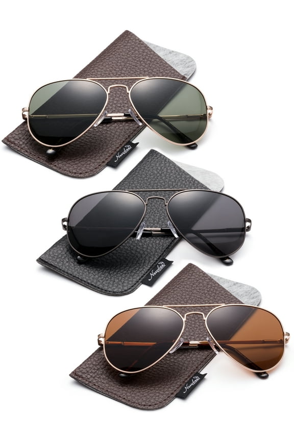 Polarized Aviator Sunglasses Mirrored Lens Classic Aviator Polarized Sunglasses Small