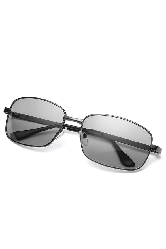 Polarized Aviator Sunglasses for Men, Photochromic Sunglasses with TAC UV400 Protection Lens for Driving, Fishing, Outdoor