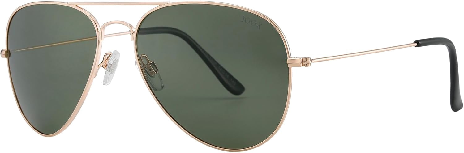 Retro Hexagon Metal Frame Sunglasses For Men – Rimless & UV400 Protection
