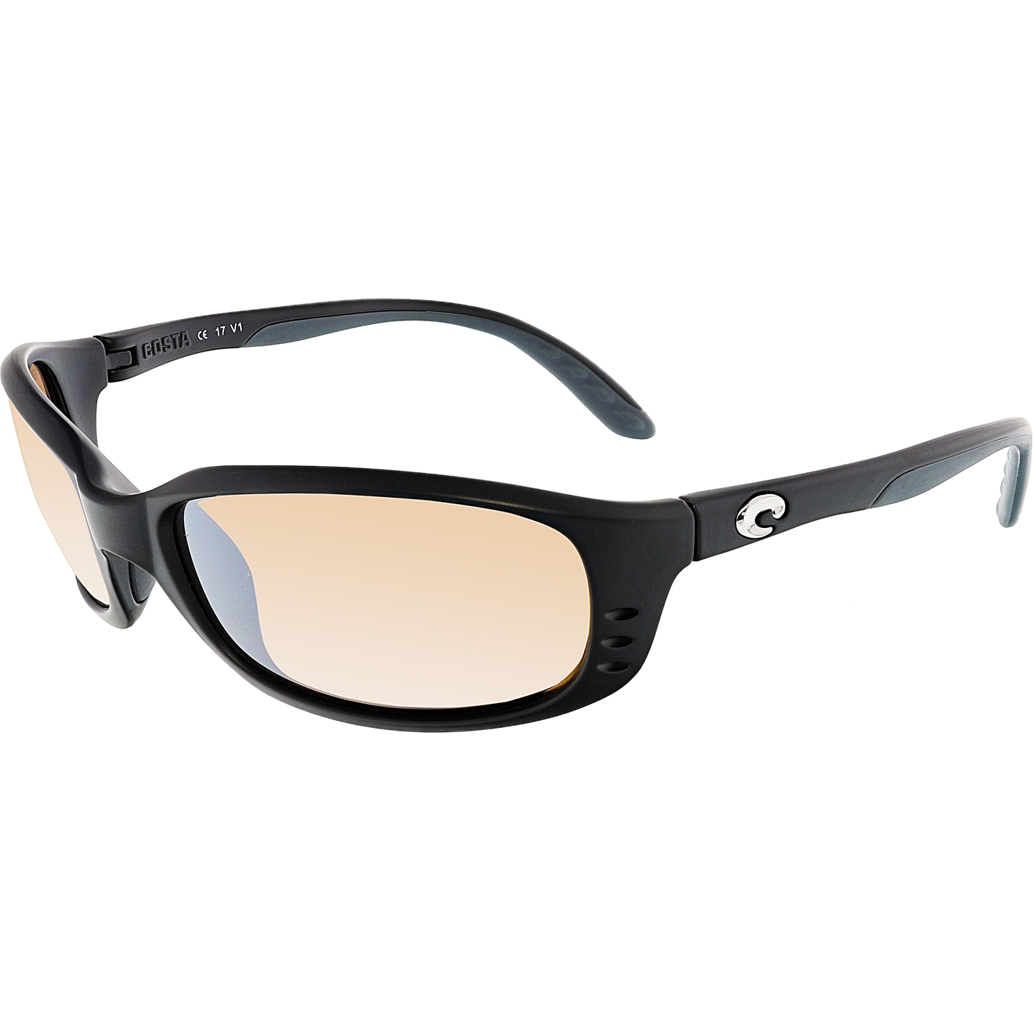 Vaep Polarized Replacement Lenses For Costa Del Mar Brine Sunglasses | Jet Black PC Polarized Lenses - View #5