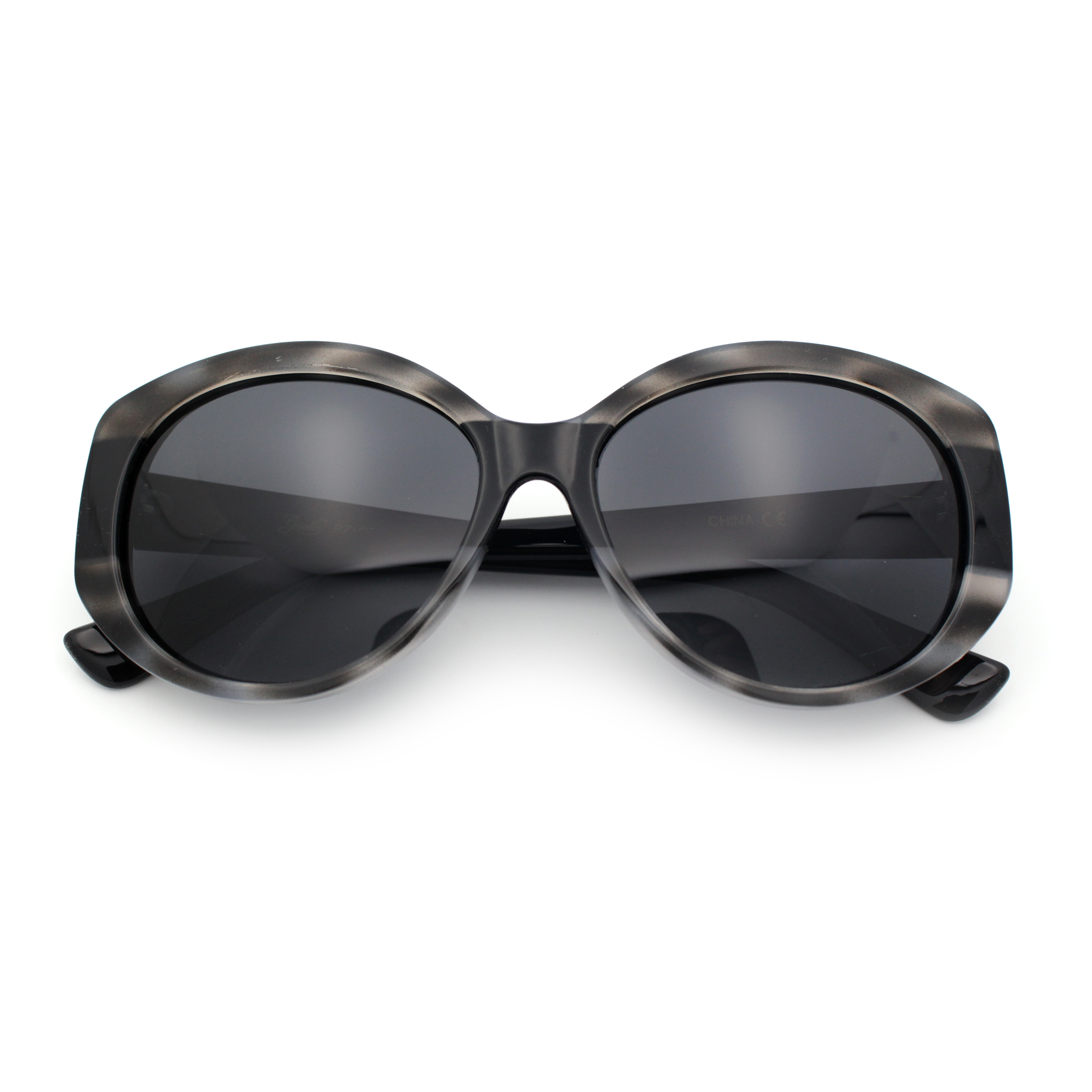 Chic Black and Gray Women\'s Sunglasses Tanya- Black Rich Grey Gradient Sunglasses – Tres Chic Boutique main image 4